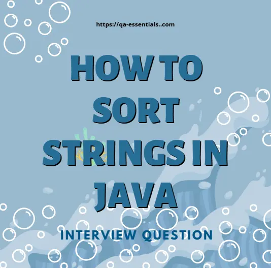 How To Sort Characters In A Word – Bubble Sort Algorithm In Java